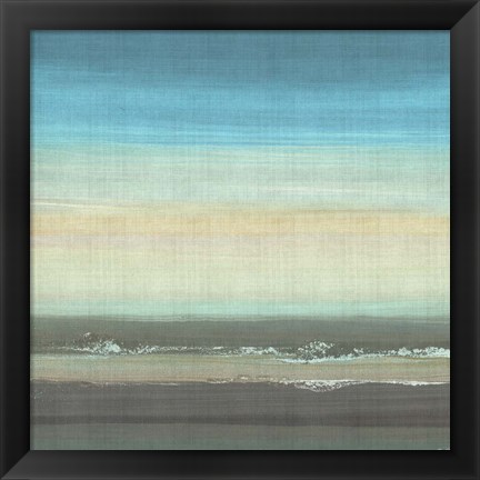 Framed Beach Layers II Print