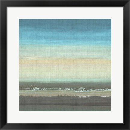 Framed Beach Layers II Print