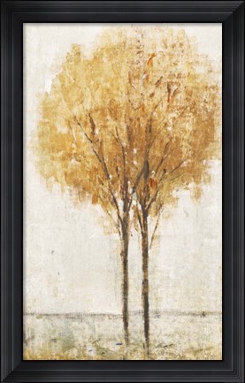 Framed Falling Leaves I Print