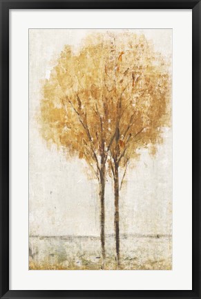 Framed Falling Leaves I Print