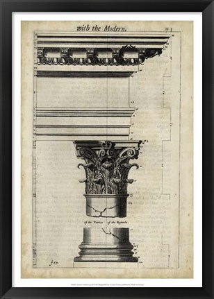 Framed Ancient Architecture II Print