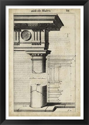 Framed Ancient Architecture IV Print