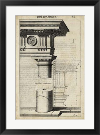 Framed Ancient Architecture IV Print