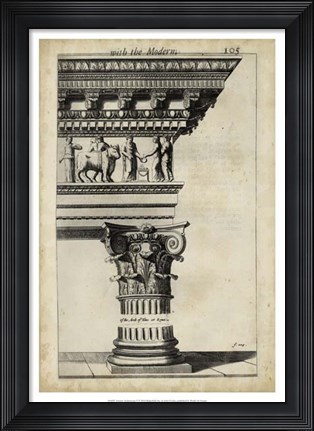 Framed Ancient Architecture V Print