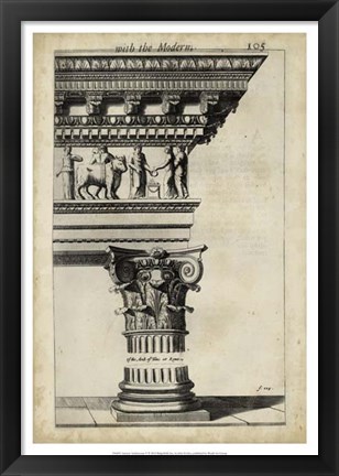 Framed Ancient Architecture V Print