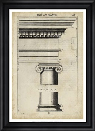 Framed Ancient Architecture VI Print