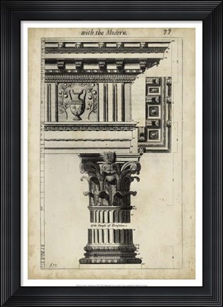 Framed Ancient Architecture VII Print