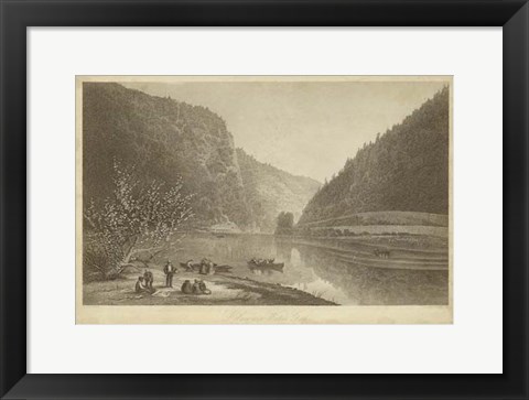 Framed Delaware Water Gap Print