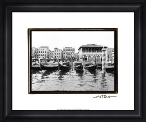 Framed Glimpses, Grand Canal, Venice II Print