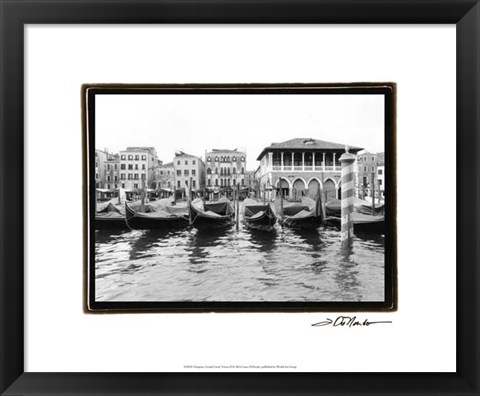 Framed Glimpses, Grand Canal, Venice II Print