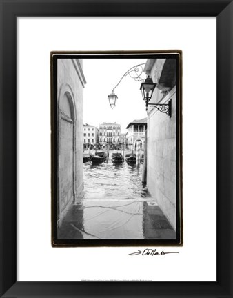 Framed Glimpses, Grand Canal, Venice III Print