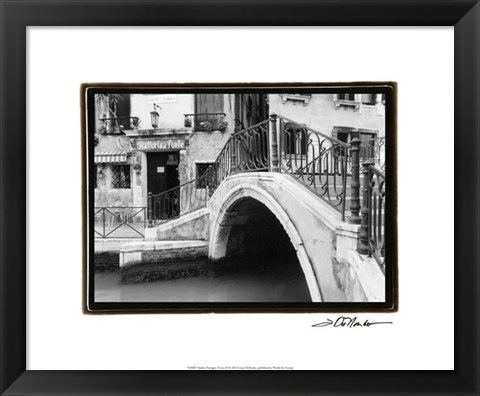 Framed Hidden Passages, Venice II Print