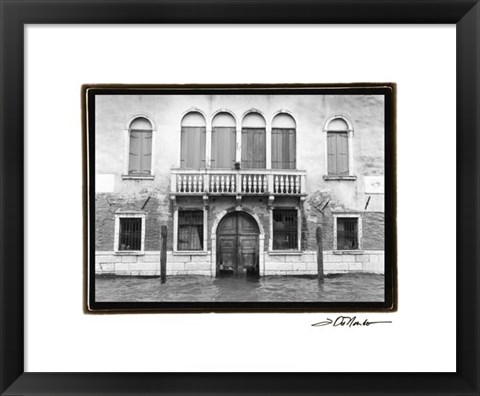 Framed Hidden Passages, Venice IV Print