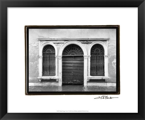 Framed Hidden Passages, Venice V Print