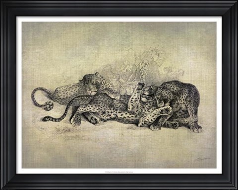 Framed Big Cats I Print