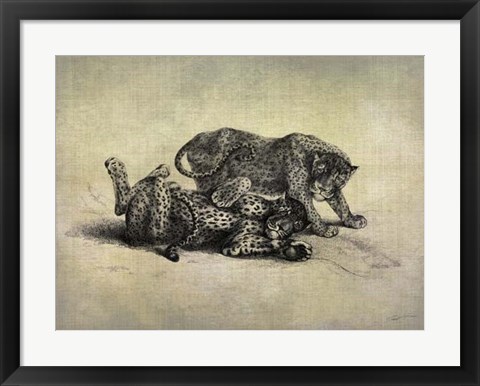 Framed Big Cats II Print