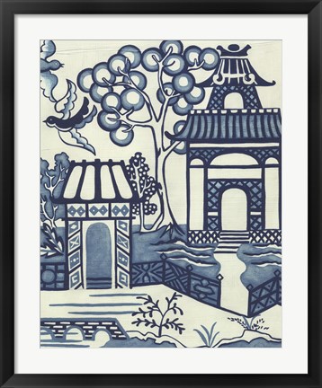 Framed Willow Landscape II Print