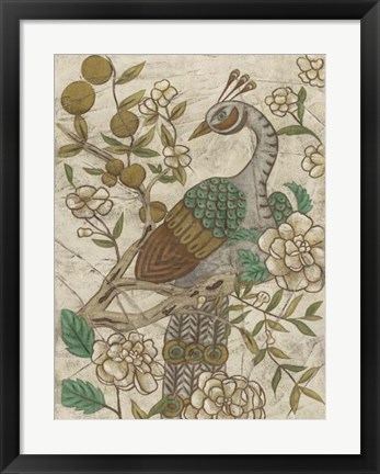 Framed Chinoiserie Pheasant II Print