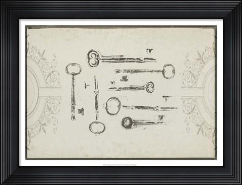 Framed Keepsake Keys I Print