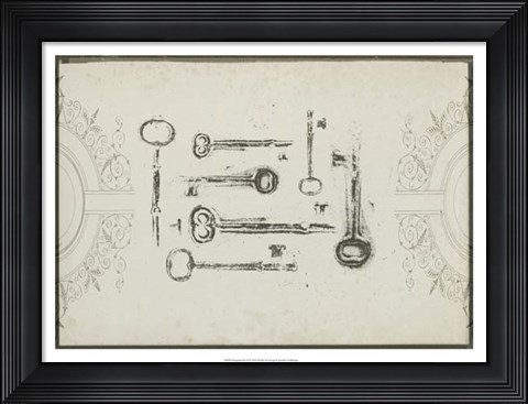 Framed Keepsake Keys II Print