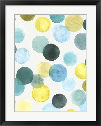 Framed Aquatic Orbit II Print