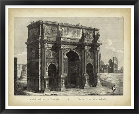 Framed Arco di Constantino Print