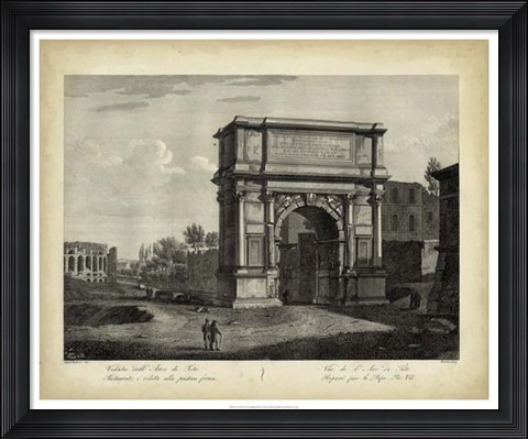 Framed Arco di Tito Print
