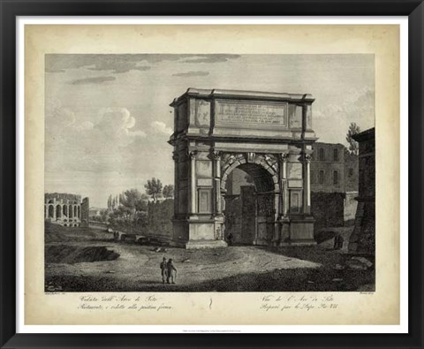 Framed Arco di Tito Print