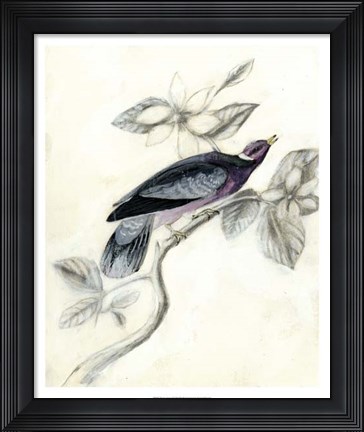 Framed Rustic Aviary I Print