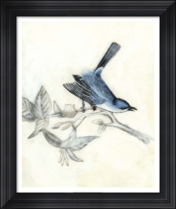 Framed Rustic Aviary III Print