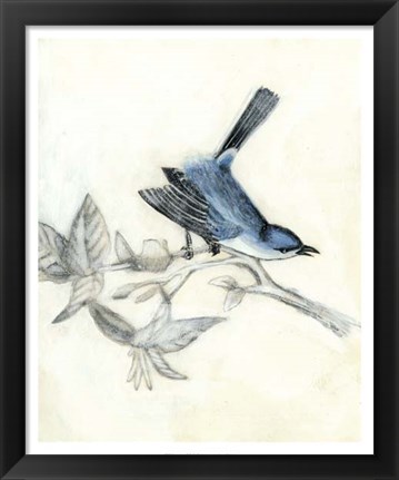 Framed Rustic Aviary III Print