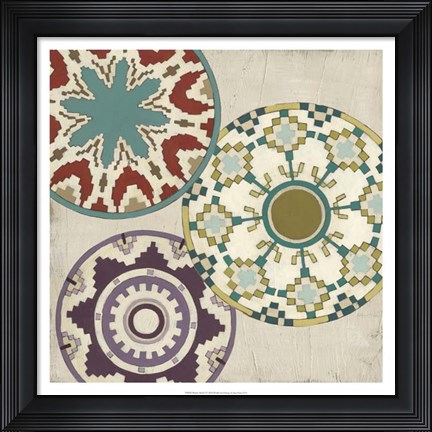 Framed Basket Motif I Print