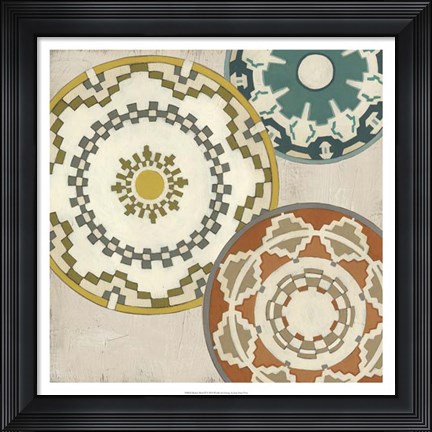 Framed Basket Motif II Print