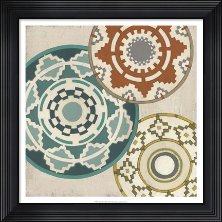 Framed Basket Motif III Print