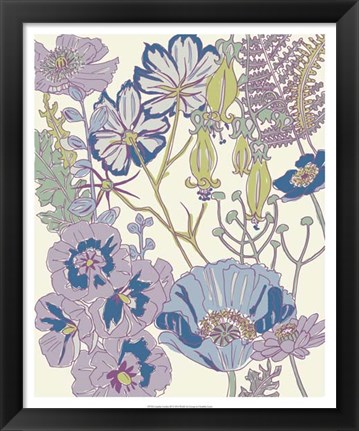 Framed Graphic Garden III Print