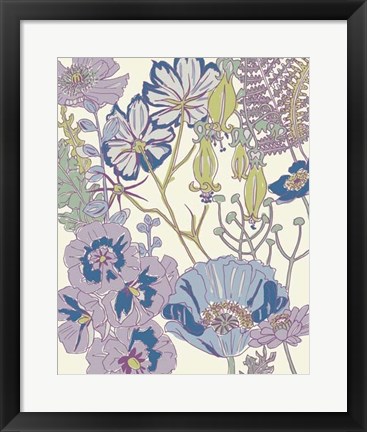 Framed Graphic Garden III Print