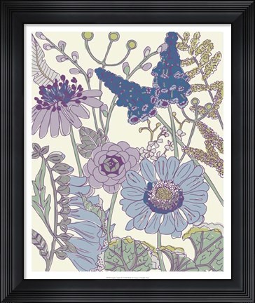 Framed Graphic Garden IV Print
