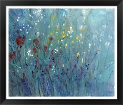 Framed Blue Vision II Print