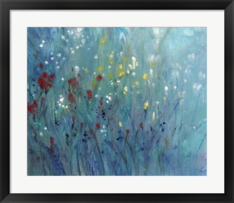 Framed Blue Vision II Print