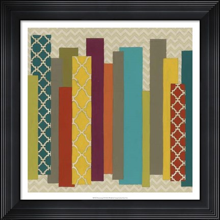 Framed Patternscape II Print