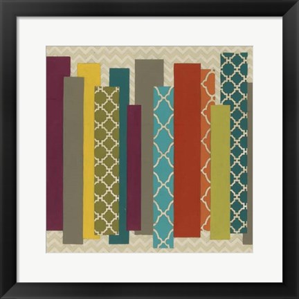 Framed Patternscape III Print