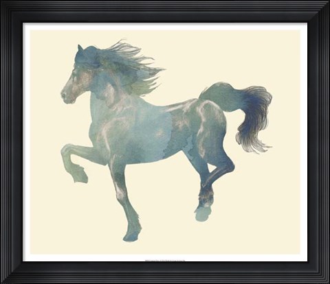 Framed Gypsian Paint I Print