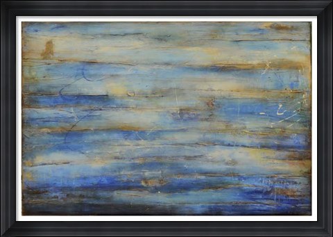 Framed Blue Bay Jazz Print