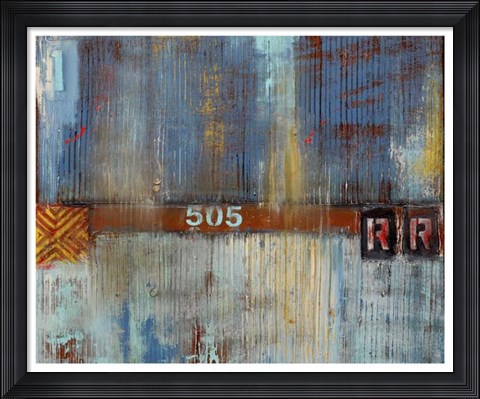 Framed Crossing the Tracks I Print