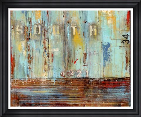 Framed Crossing the Tracks II Print