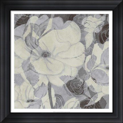 Framed Grey Garden I Print