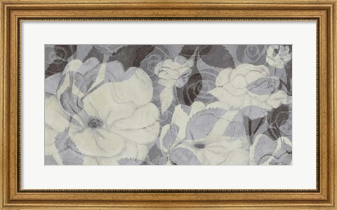 Framed Grey Garden III Print