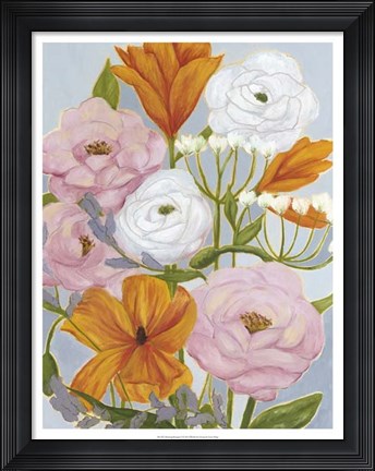 Framed Morning Bouquet I Print