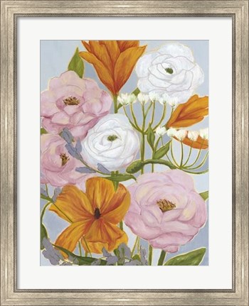 Framed Morning Bouquet I Print