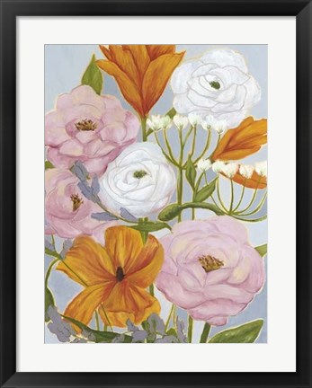 Framed Morning Bouquet I Print